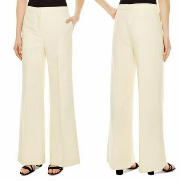 Sandro Natural Sloan Flared Wide in Ecru Size 36 FLAWED - Picture 1 of 11